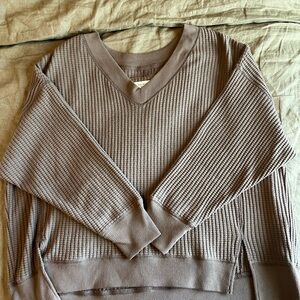 American Eagle Outfitters Ribbed Knit Sweater